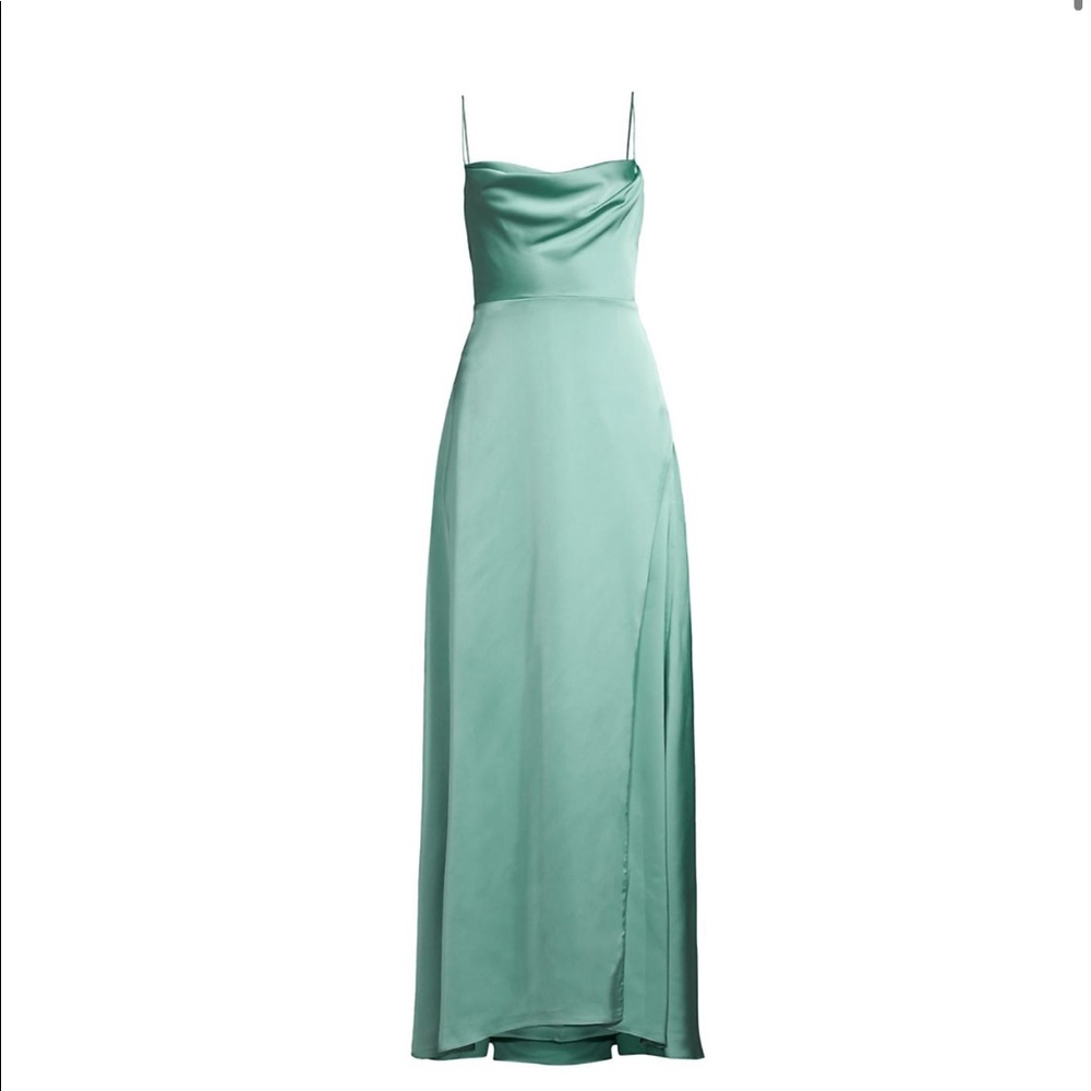 Fame and partners bridesmaids dress.